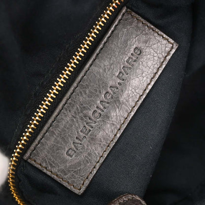 Balenciaga Brown Classic Mini Pompon 2way Shoulder Handbag