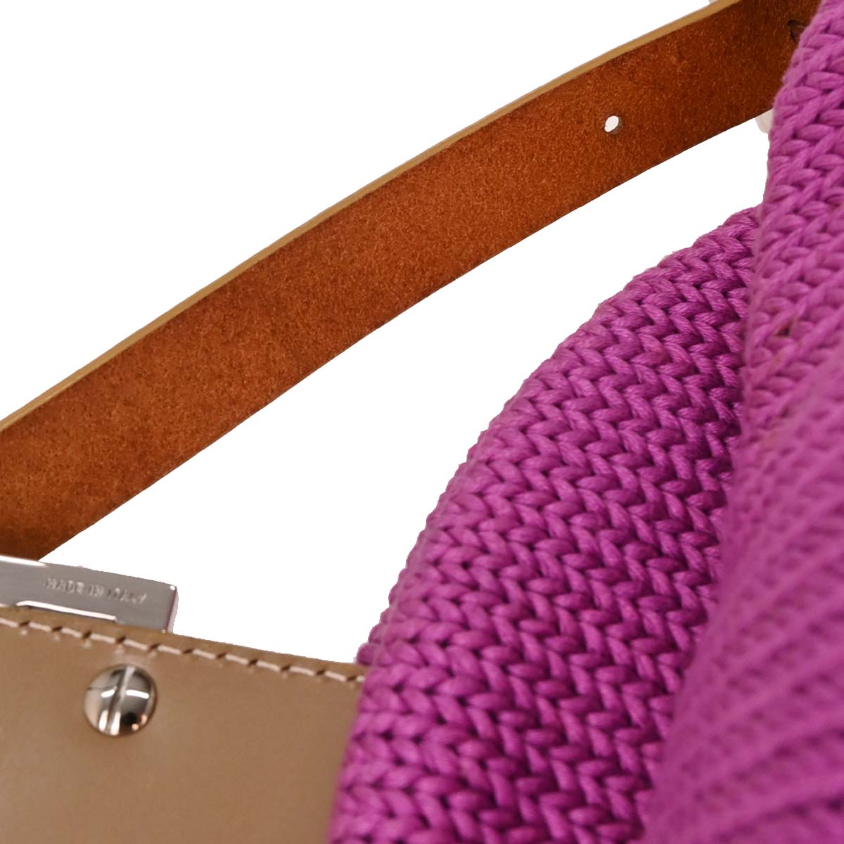Fendi Purple Wool Handbag