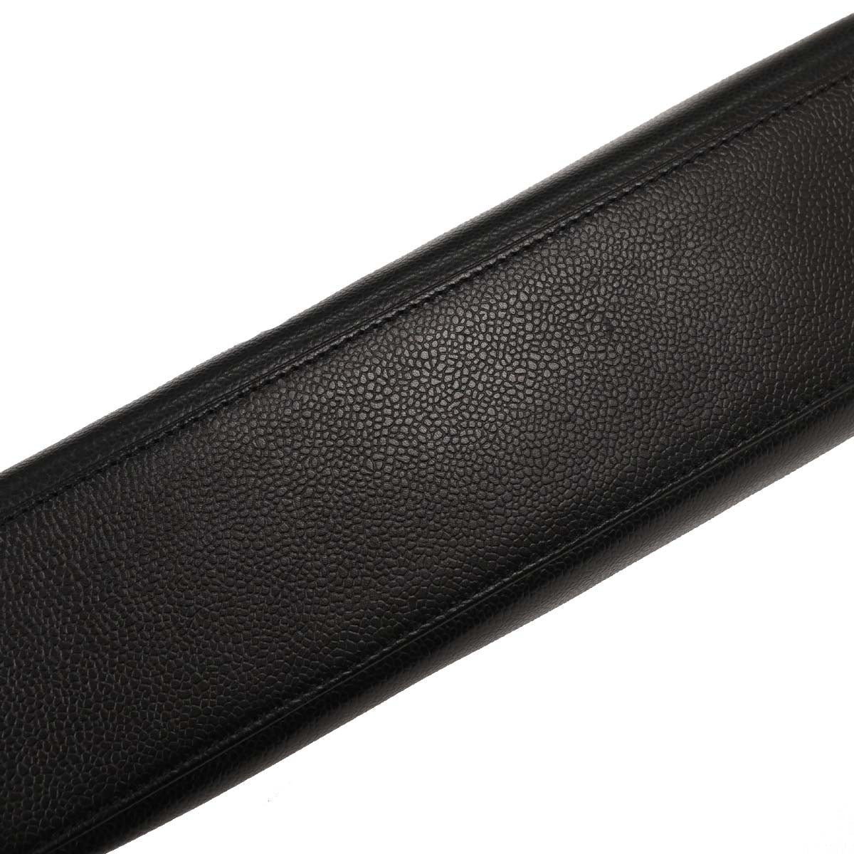 Chanel 1997-1999 Black Caviar Briefcase Business Handbag