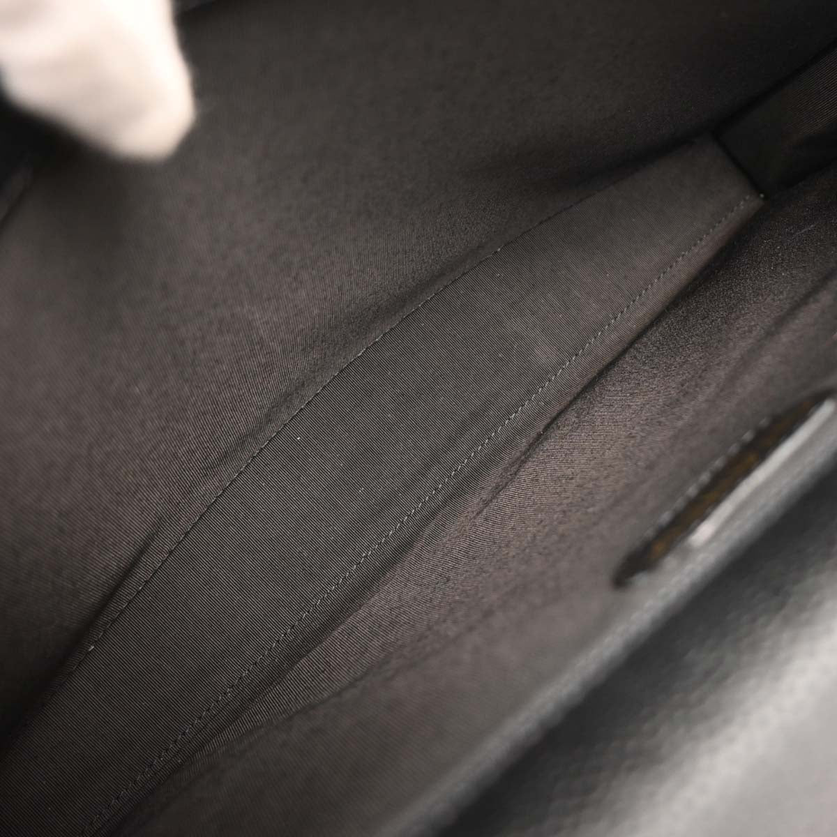 Chanel 1997-1999 Black Caviar Briefcase Business Handbag