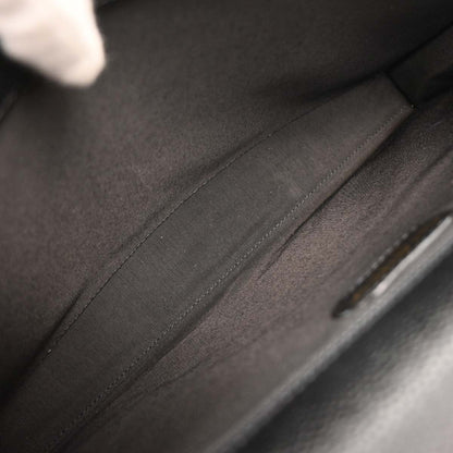 Chanel 1997-1999 Black Caviar Briefcase Business Handbag