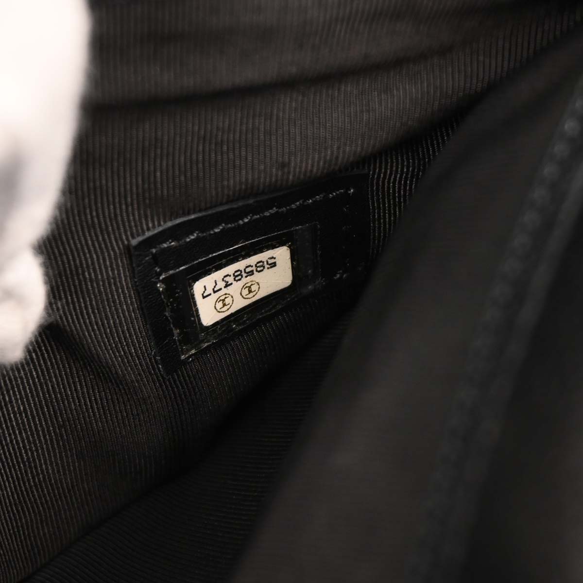 Chanel 1997-1999 Black Caviar Briefcase Business Handbag