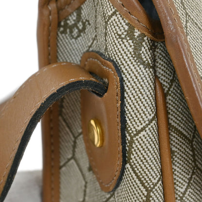 Christian Dior Beige PVC Honeycomb Shoulder Bag