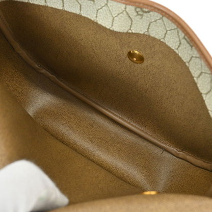 Christian Dior Beige PVC Honeycomb Shoulder Bag