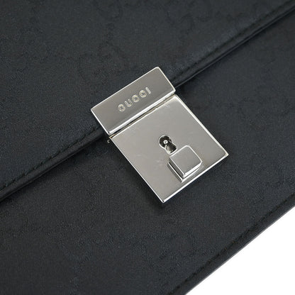 Gucci Black Nylon GG Clutch Bag