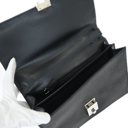 Gucci Black Nylon GG Clutch Bag