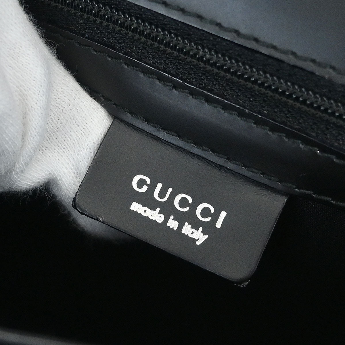 Gucci Black Nylon GG Clutch Bag