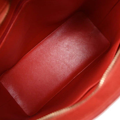 Chanel 2001-2003 Red Caviar Medallion Tote Handbag