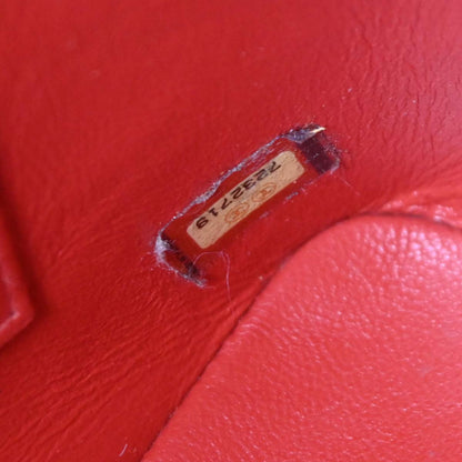 Chanel 2001-2003 Red Caviar Medallion Tote Handbag