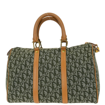 Christian Dior Green Trotter Duffle Handbag