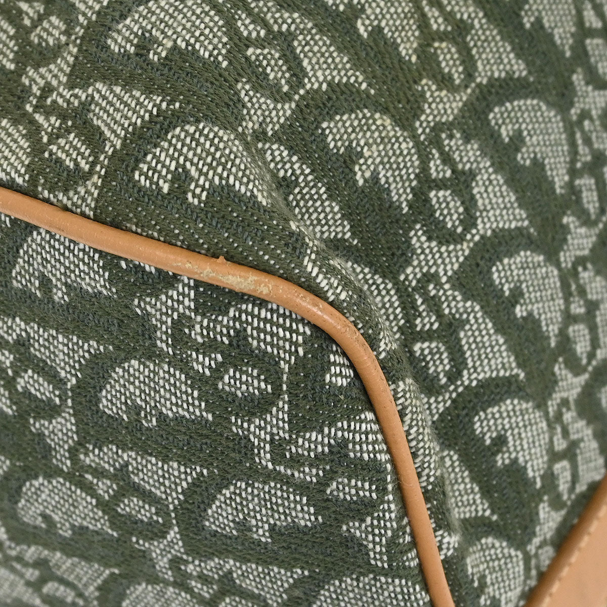 Christian Dior Green Trotter Duffle Handbag