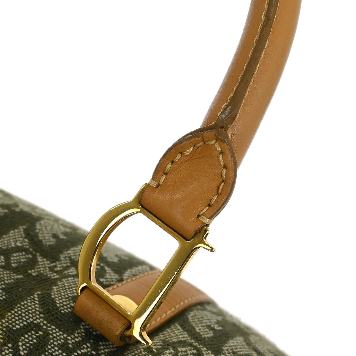Christian Dior Green Trotter Duffle Handbag