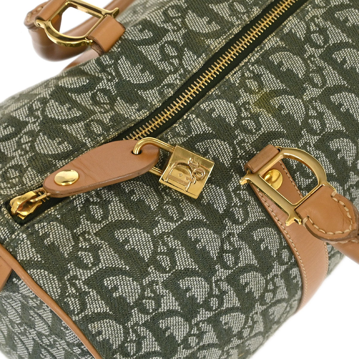 Christian Dior Green Trotter Duffle Handbag