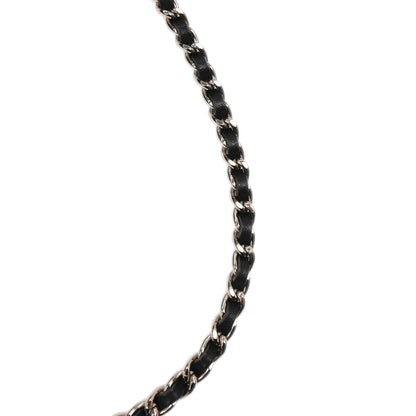 Chanel 2001-2003 Gray Canvas Choco Bar Shoulder Bag