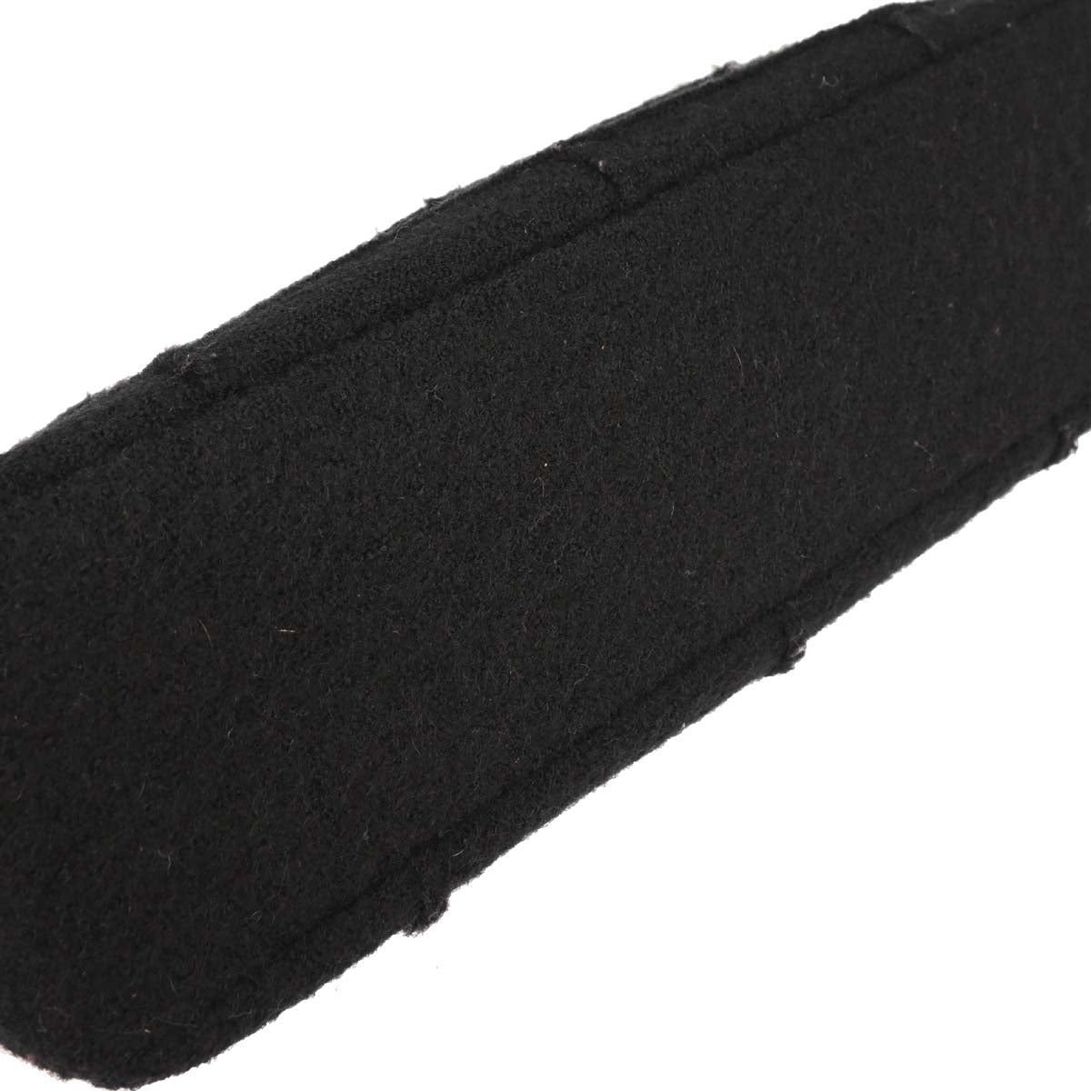 Chanel 1997-1999 Black Wool 2.55 Choco Bar Shoulder Bag