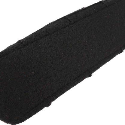 Chanel 1997-1999 Black Wool 2.55 Choco Bar Shoulder Bag