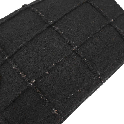 Chanel 1997-1999 Black Wool 2.55 Choco Bar Shoulder Bag