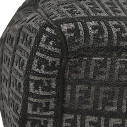 Fendi Black Gray Zucchino Tote Handbag