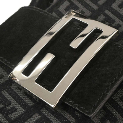 Fendi Black Gray Zucchino Tote Handbag