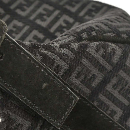 Fendi Black Gray Zucchino Tote Handbag