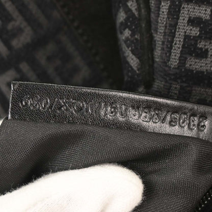 Fendi Black Gray Zucchino Tote Handbag