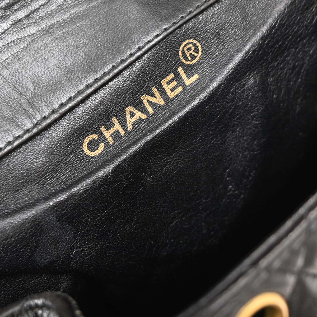 Chanel Black Lambskin Large Duma Backpack