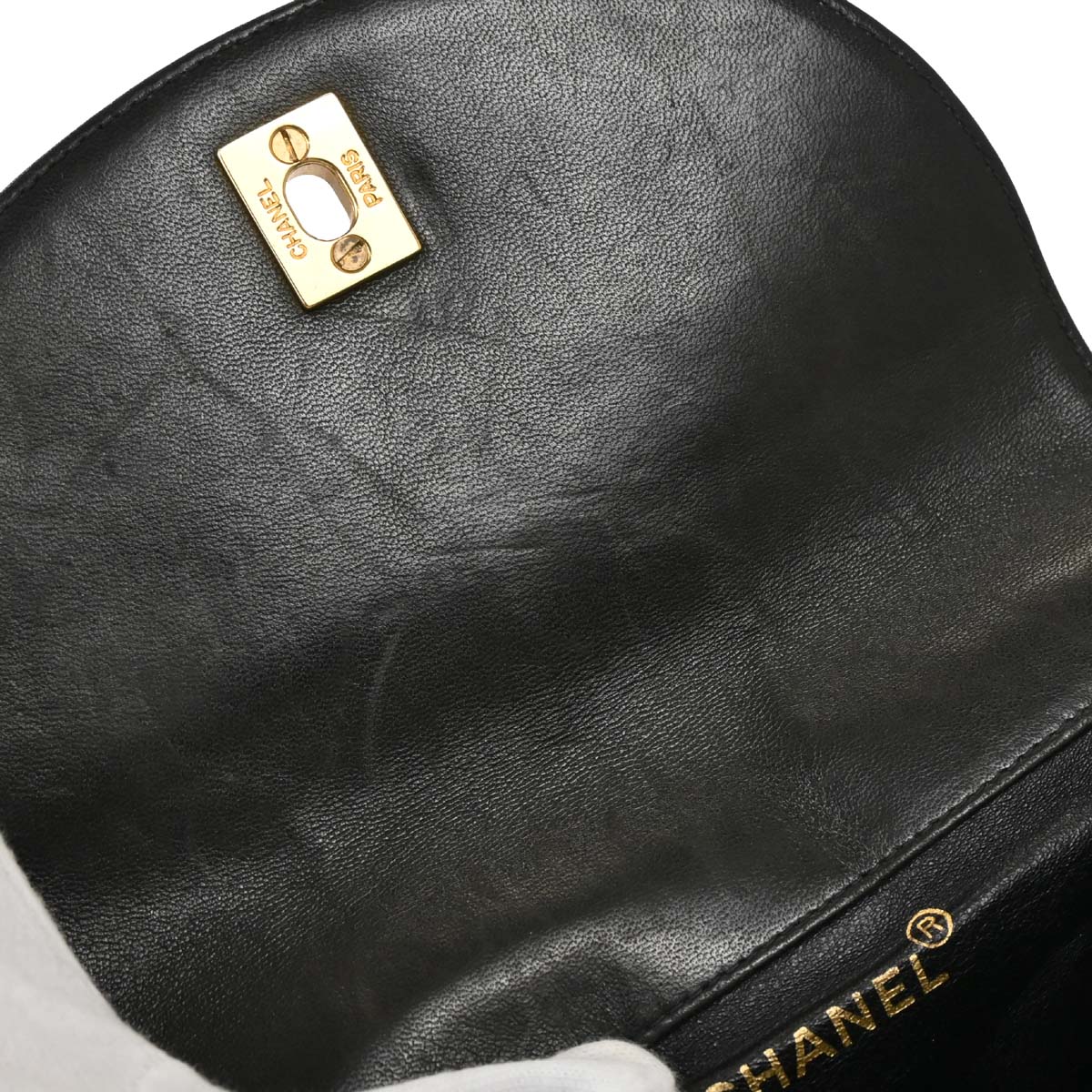 Chanel Black Lambskin Large Duma Backpack