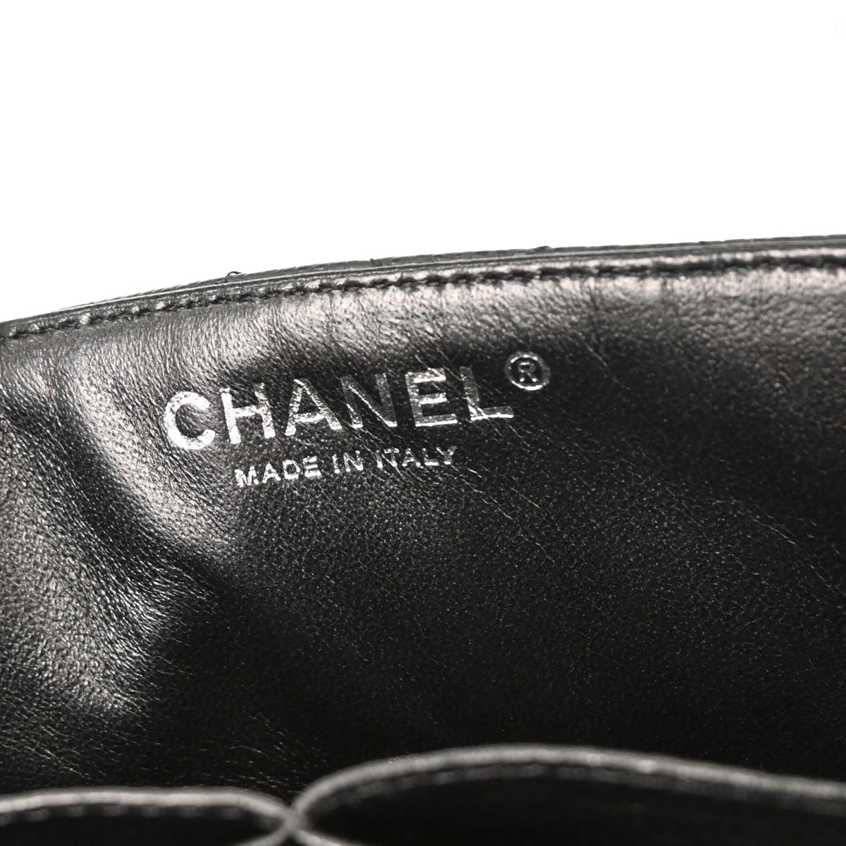 Chanel 2006-2008 Black Caviar East West Shoulder Bag