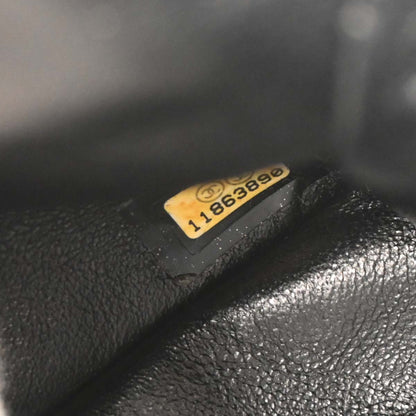 Chanel 2006-2008 Black Caviar East West Shoulder Bag