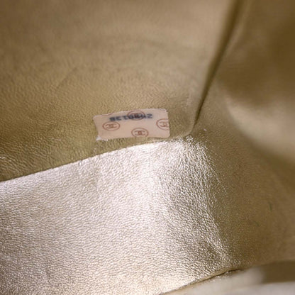 Chanel 1991-1994 Red Satin Chevron Shoulder Bag