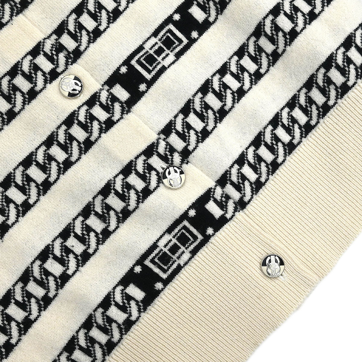 Chanel 2017 Cardigan White #36