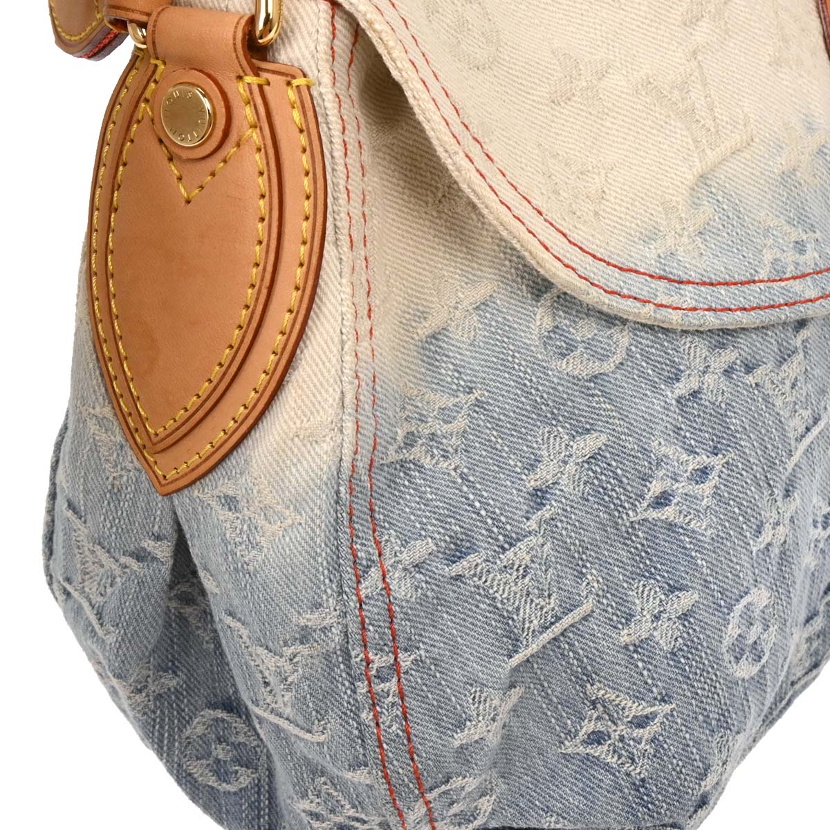 Louis Vuitton Blue Monogram Denim Sunshine Handbag M40416