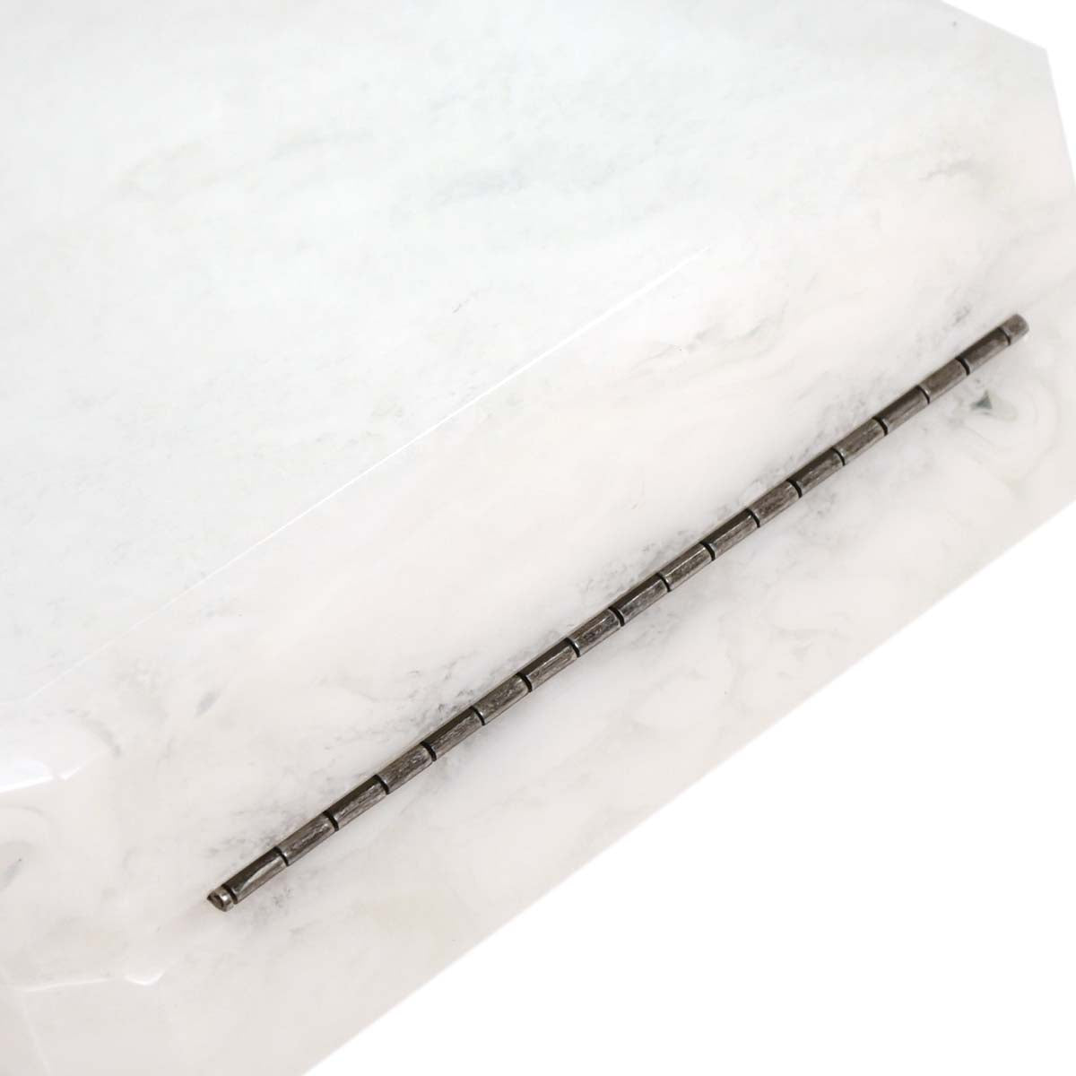 Chanel White Acrylic Perfume Bottle Shoulder Bag