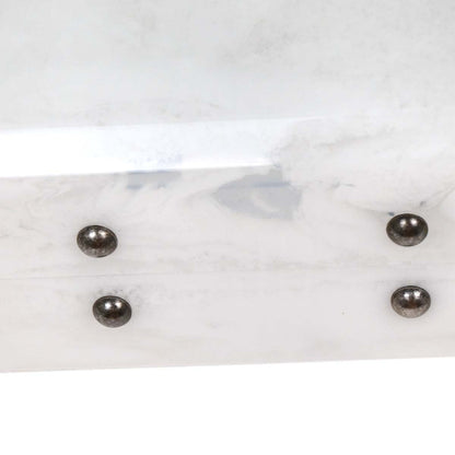 Chanel White Acrylic Perfume Bottle Shoulder Bag