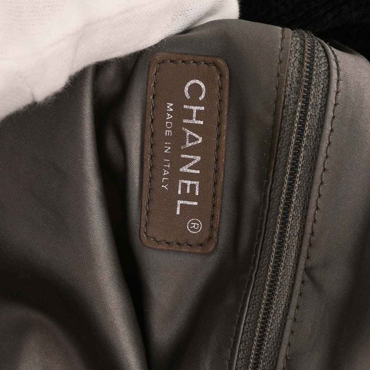 Chanel 2010-2011 Black Faux Fur Hobo 2way Handbag