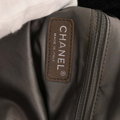 Chanel 2010-2011 Black Faux Fur Hobo 2way Handbag