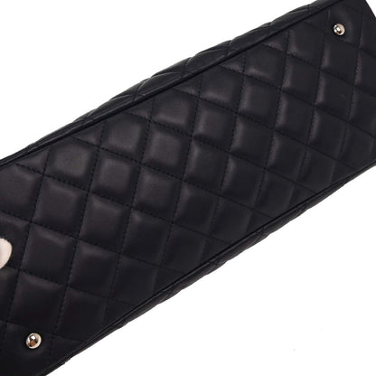 Chanel 2014-2015 Navy Calfskin Shopping Tote 2way Shoulder Handbag