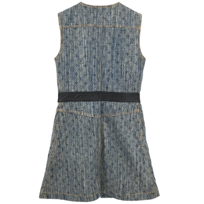 Louis Vuitton 2016 Sleeveless Dress Indigo #36