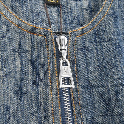 Louis Vuitton 2016 Sleeveless Dress Indigo #36