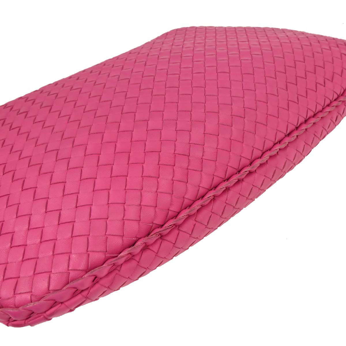 Bottega Veneta Pink Intrecciato Hobo Handbag