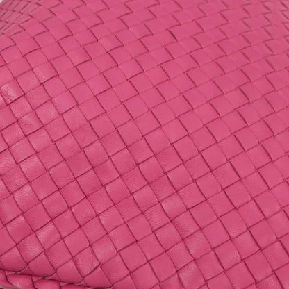 Bottega Veneta Pink Intrecciato Hobo Handbag