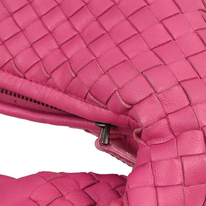 Bottega Veneta Pink Intrecciato Hobo Handbag