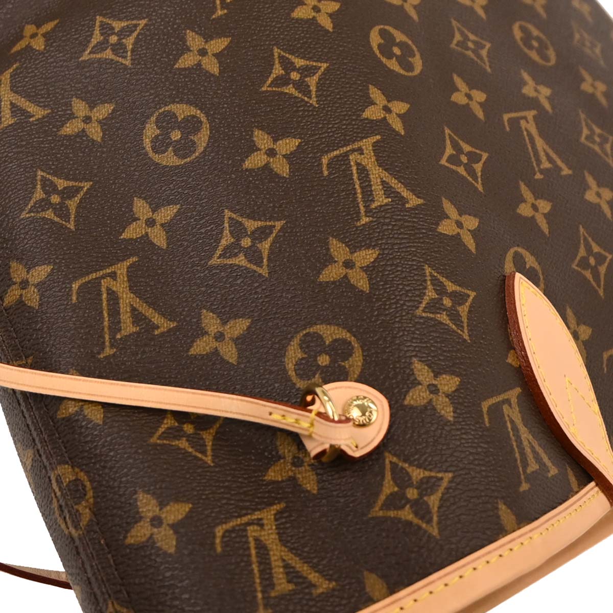 Louis Vuitton Monogram Neverfull MM Shoulder Tote Bag M40156