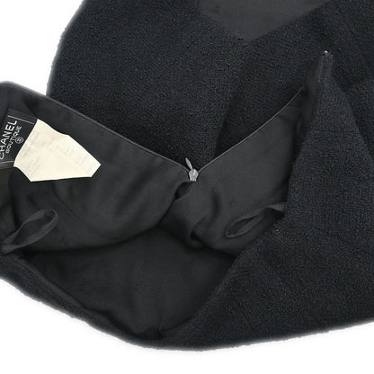 Chanel 1994 Setup Suit Jacket Skirt Black #38