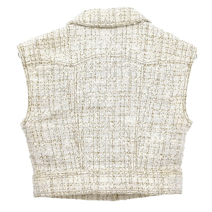 Chanel 2001 Sleeveless Vest Off-white #38