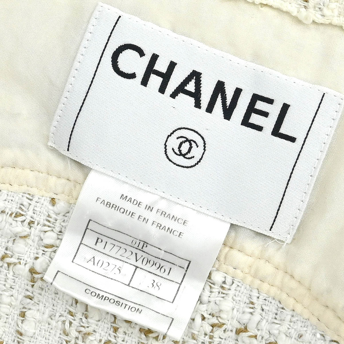 Chanel 2001 Sleeveless Vest Off-white #38