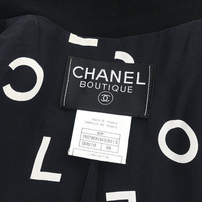 Chanel 1997 Double Breasted Jacket Black #38
