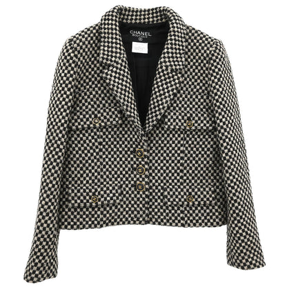 Chanel 1995 Single Breasted Jacket Brown #40