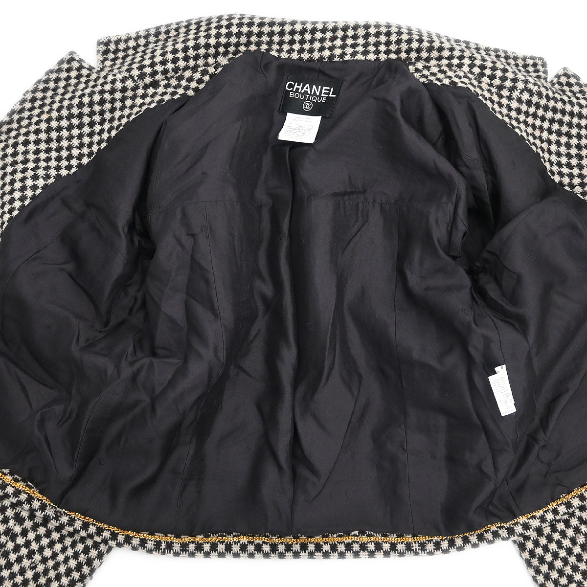 Chanel 1995 Single Breasted Jacket Brown #40