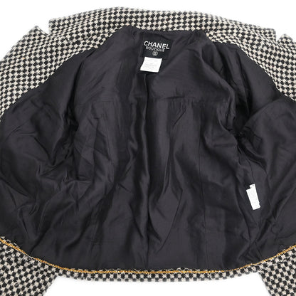 Chanel 1995 Single Breasted Jacket Brown #40